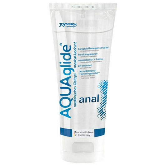 Joydivision Aquaglide Lubricant Anal Gel Water Based Lube Basic Natural 3.4oz