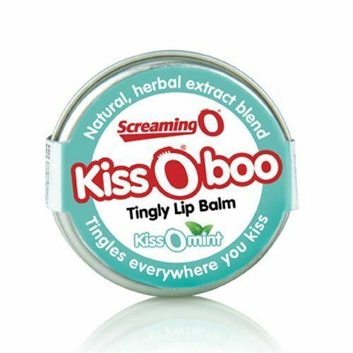 Screaming O Kissoboo Mint Lip Balm Oral Kiss BJ Enhancer Cold Effect Tingling