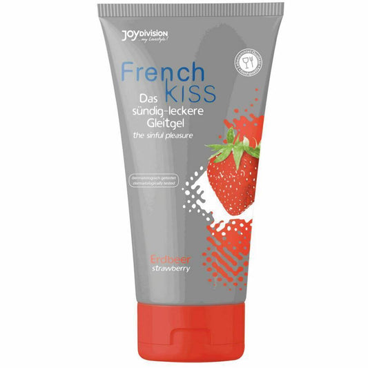Lubricant Joydivision French Kiss Gel for Oral Sex Strawberry Flavor 1.9oz /75ml