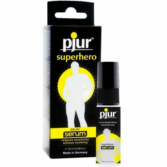 Spray ritardante Pjur Superhero Siero Concentrato Performance maschile prolunga l'erezione