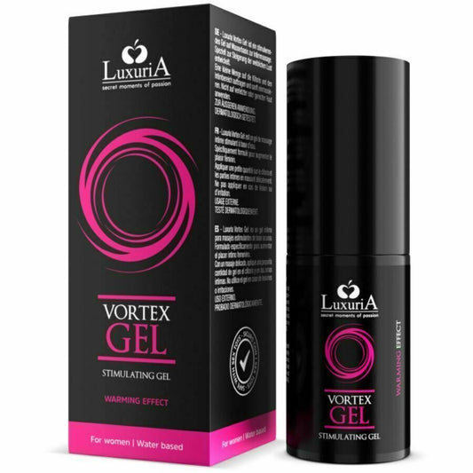 Luxuria Vortex Gel Crema femminile per l'eccitazione dell'effetto riscaldante per le donne Intenso 1 fl oz