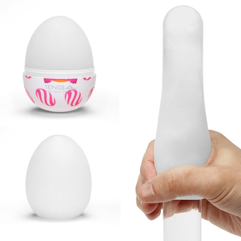 Tenga Curl Egg Stroker Masturbator Cup