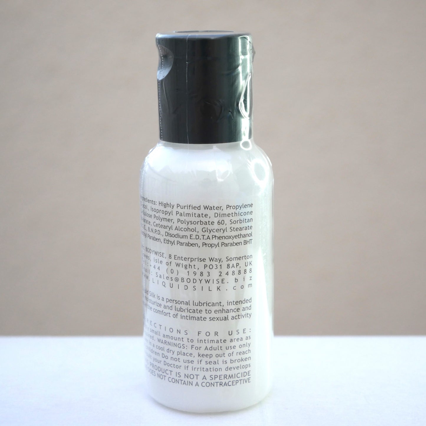 Liquid Silk Original Lubricant Water Based Bodywise Luxury lube Choose Size