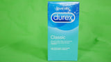 Durex Basic the Classic Condom Natural Lubricated Condoms Smooth - Pack of 12